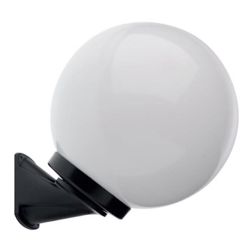 Redo 9873 - Vägglampa för utomhusbruk SFERA 1xE27/42W/230V IP44 vit