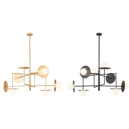 Redo UN1696_1 - Ersättningslampskärm för chandelier, för lampa PLATO diameter 10 cm vit