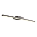 Redo01-3270 - Badrumsspegel med LED-belysning ASTON LED/12W/230V 60 cm CRI 90 IP44 svart