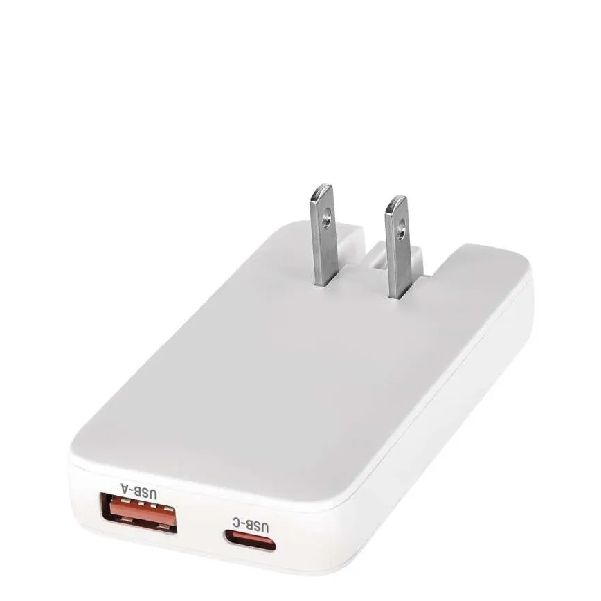 Reseadapter med utbytbara USB-kontakter GaN 100-250V