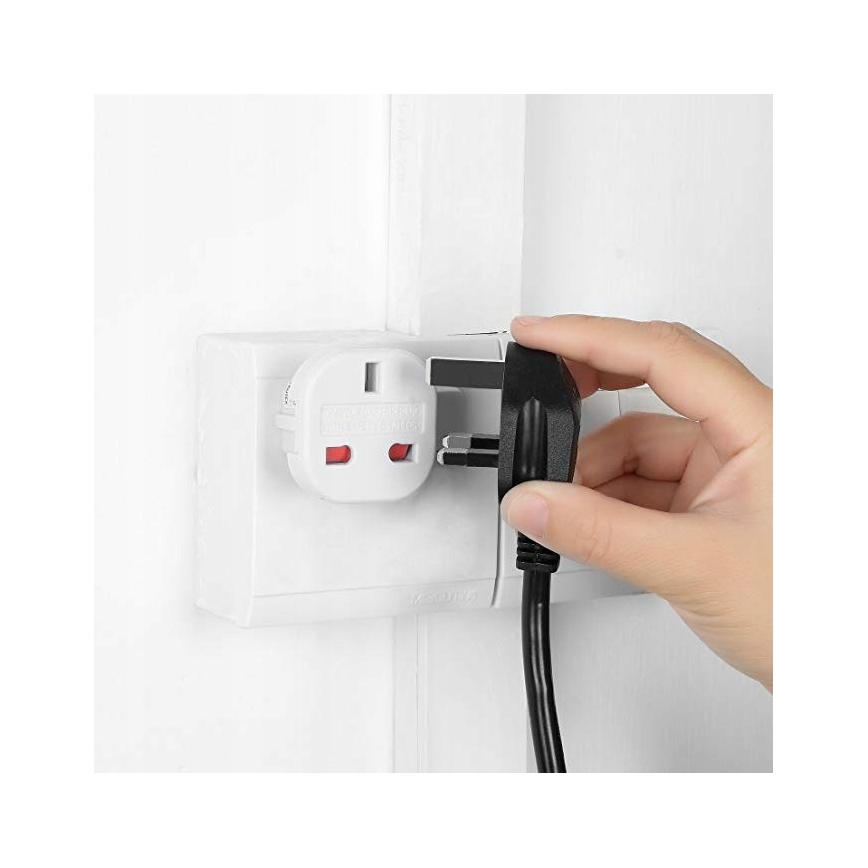 Reseadapter UK/EU 230V vit
