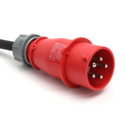 Reseladdningsstation för elbilar EV/PHEV AC Typ 2 16A/400V 22kW IP55 5m + adapter 230V 3,7kW + låda