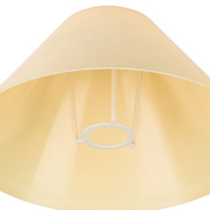 Reservdel lampskärm för bordslampa E14 21x11 cm gul