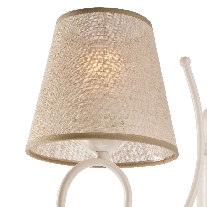 Reservdelsskärm till taklampa LORENZO E27 Ø 16 cm beige