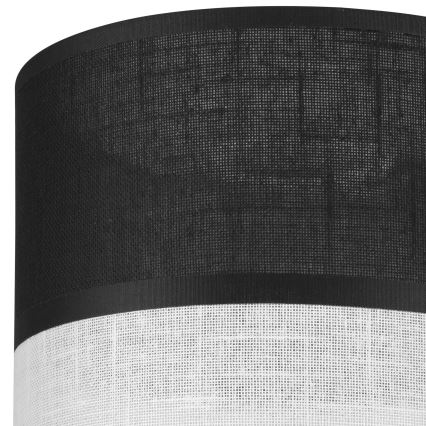 Reservdelsskärm för taklampa, vägglampa och bordslampa ANDREA E27, diameter 16 cm, svart/vit