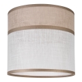 Reservdelsskärm för taklampa, bordslampa och vägglampa ANDREA E27 Ø 16 cm beige/grå