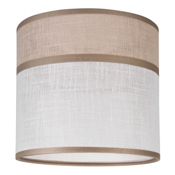 Reservdelsskärm för taklampa, bordslampa och vägglampa ANDREA E27 Ø 16 cm beige/grå