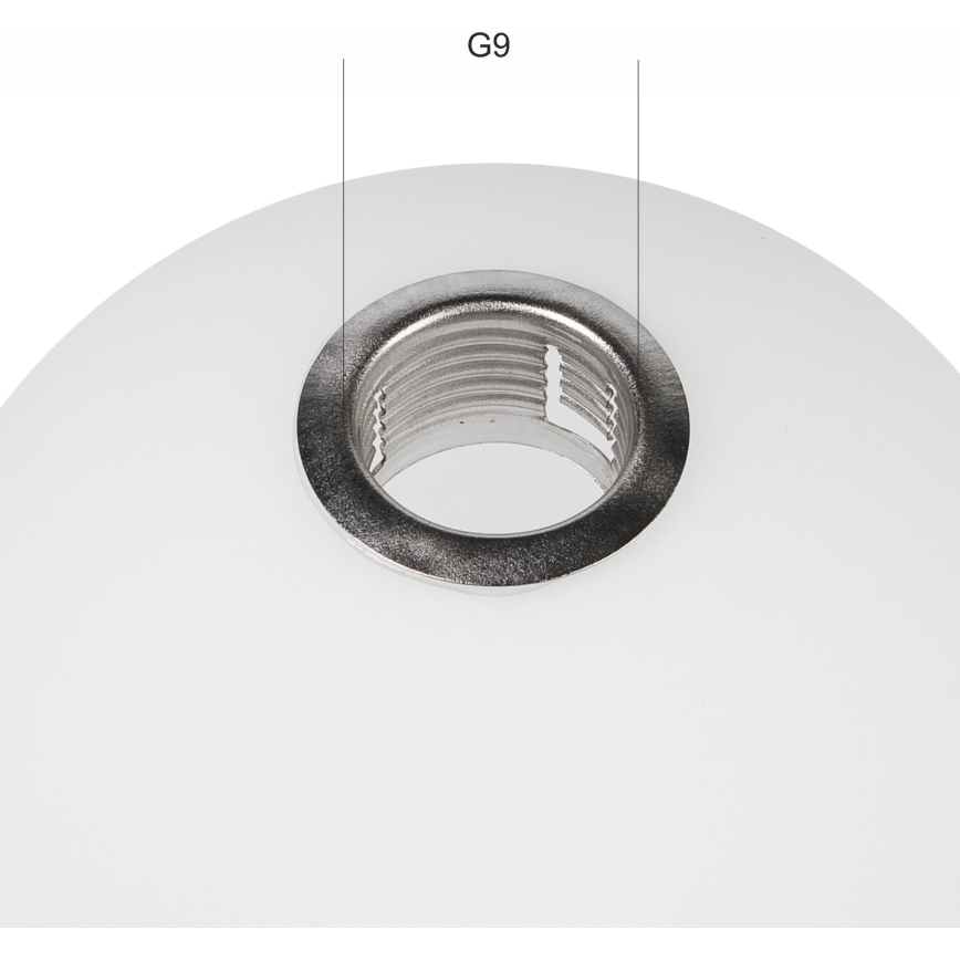 Reservglas till taklampan ASTRO G9, diam. 10 cm