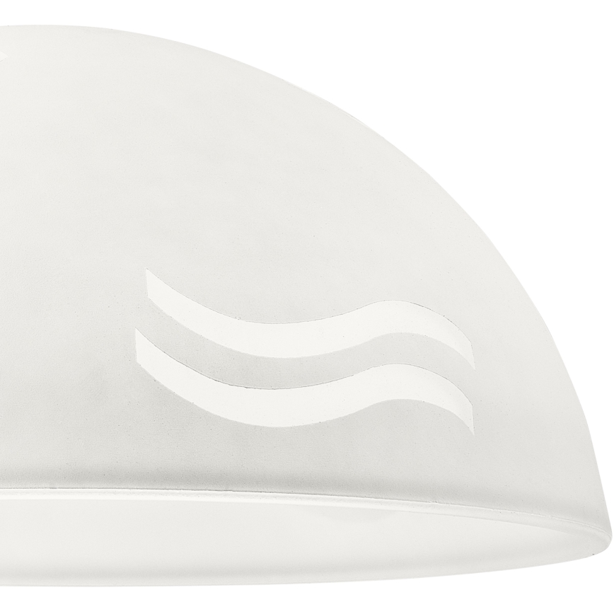 Reservglas till SFERA E27 taklampa 140x300 mm vit