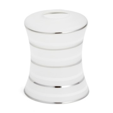 Reservglas till E27-armatur, Ø 11 cm, vitt/blankkrom