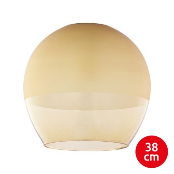 Reservglas till takkrona KULA E27 Ø 38 cm, rökbeige