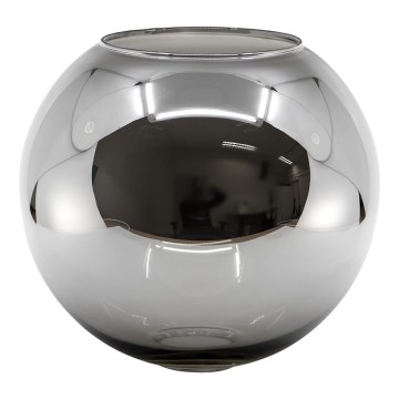 Reservglas till taklampa E27 Ø 20 cm blank krom