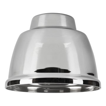 Reservglas till taklampa MARIO E27 Ø 16 cm blank krom