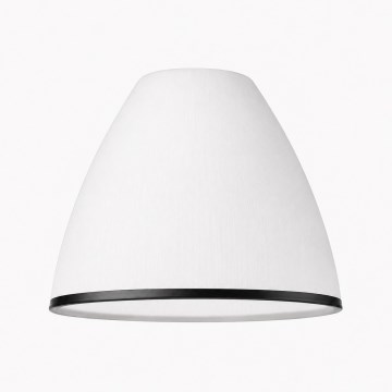 Reservglas till taklampa och väggarmatur RETRO, ANTICO E27 Ø 13 cm vit/svart