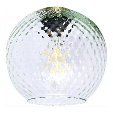 Reservglas till vägglampa och ljuskrona DEVON, Ø 18 cm, klart glas