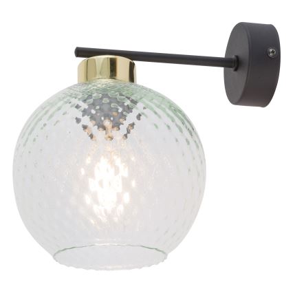 Reservglas till vägglampa och ljuskrona DEVON, Ø 18 cm, klart glas