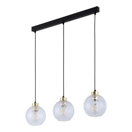 Reservglas till vägglampa och ljuskrona DEVON, Ø 18 cm, klart glas