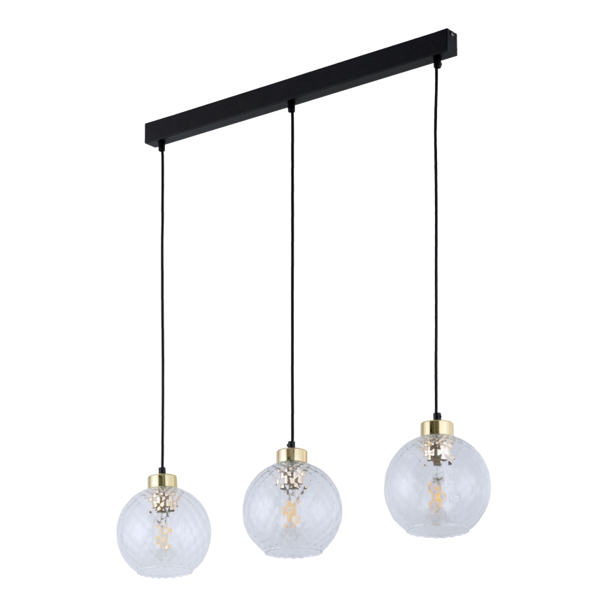 Reservglas till vägglampa och ljuskrona DEVON, Ø 18 cm, klart glas