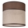 Reservskärm för taklampa, golvlampa och vägglampa ANDREA E27 Ø 16 cm brun/beige