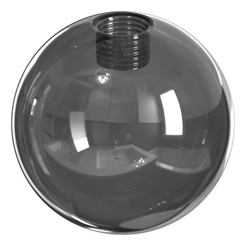 Reservskärm till taklampa och vägglampa ROSSI Ø 14 cm grå/rökfärgad