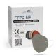 Respirator FFP2 NR CE 0598 grå 1st