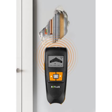 Digital underjordisk detektor 4-i-1 9V 1x6LR61