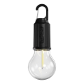 Retlux - Dimbar uppladdningsbar LED-ficklampa LED/0,3W/USB 400 mAh IP44 svart