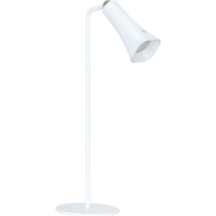 Dimmbar 3-i-1 uppladdningsbar LED-lampa 3W/5V 1200 mAh vit