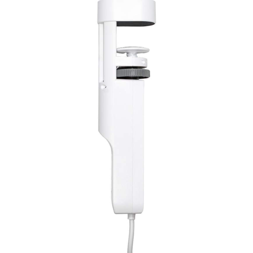 Förlängningskabel med bordsklämma, 3 uttag Typ E + 2x USB-A + 1x USB-C, 1,5 m, vit