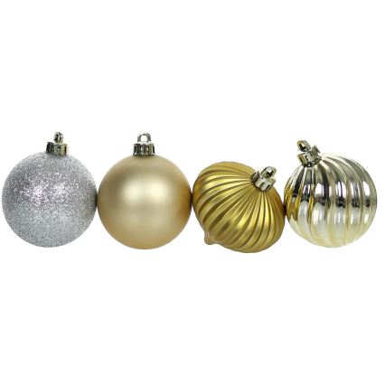 Kit of Christmas ornaments 30 delar guld/silver