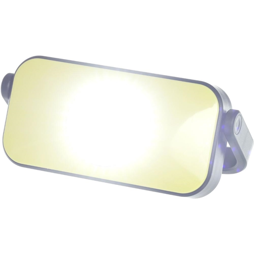 LED-arbetslampa med powerbankfunktion LED/4400 mAh IP44 gul/svart