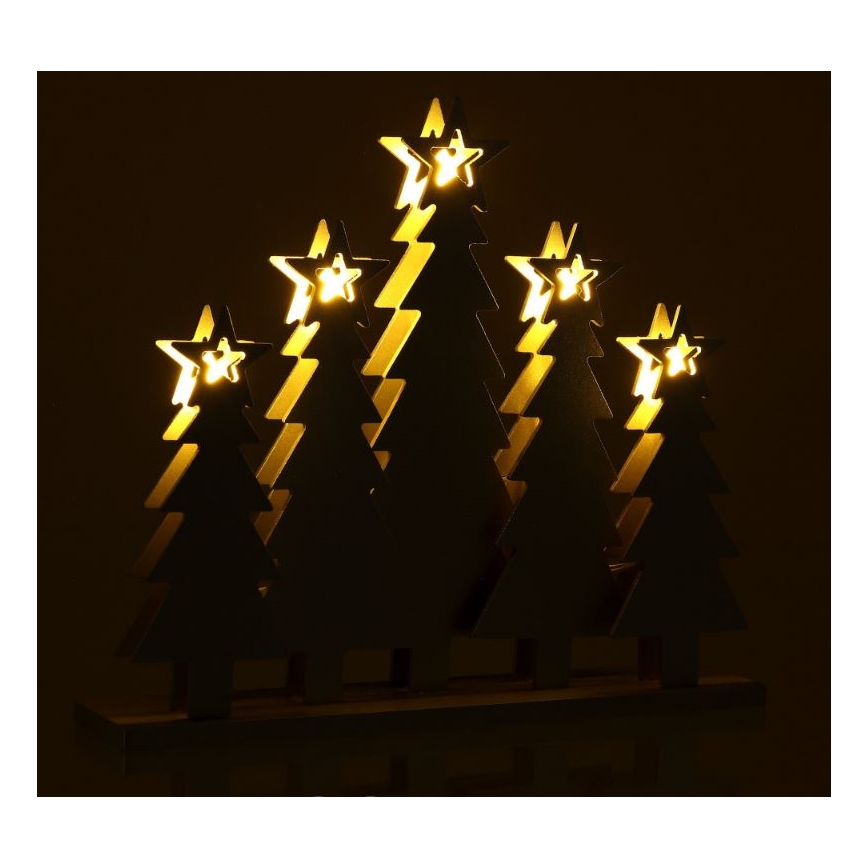 LED Christmas decorations LED/2xAAA trees