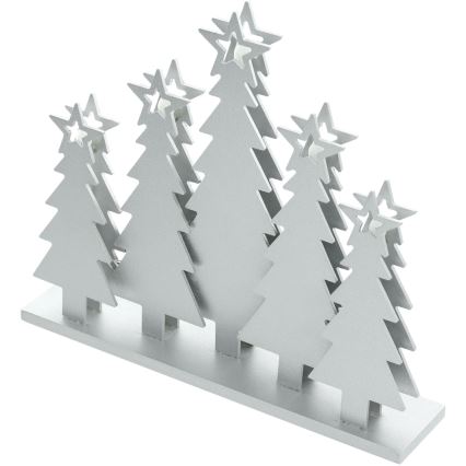 LED Christmas decorations LED/2xAAA trees