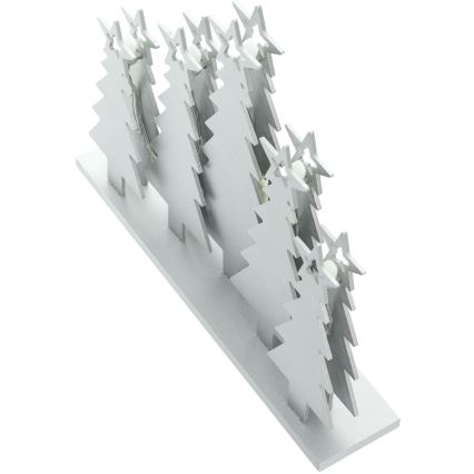 LED Christmas decorations LED/2xAAA trees