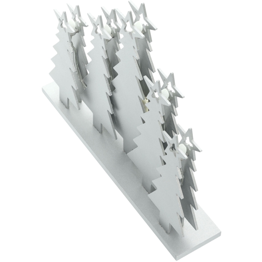 LED Christmas decorations LED/2xAAA trees