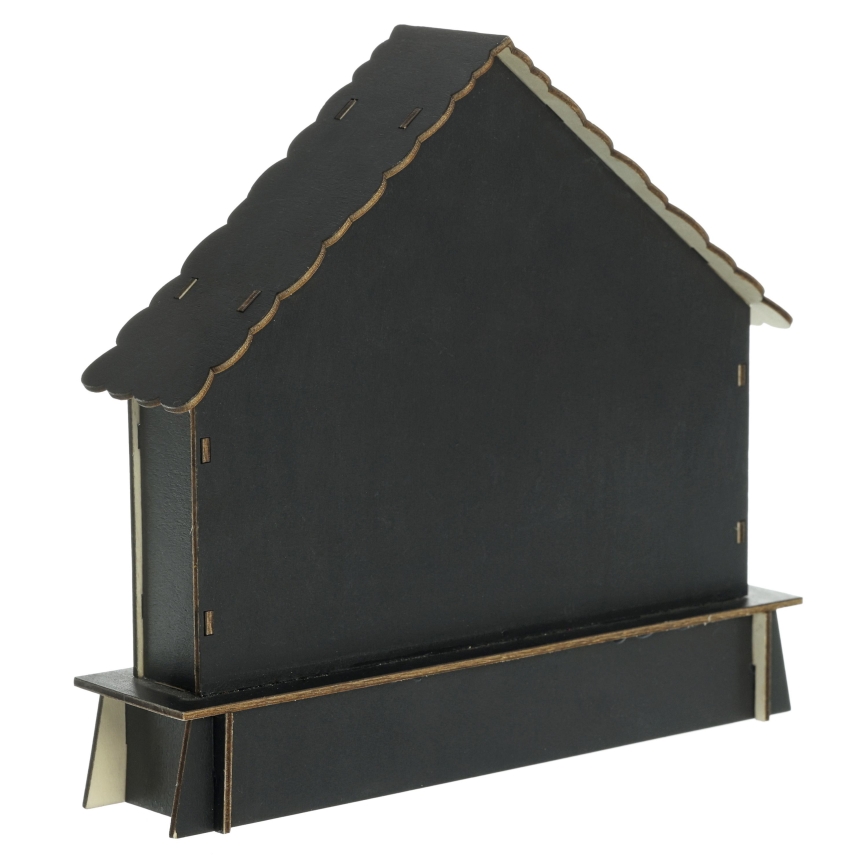 LED Dekoration HALLOWEEN LED/2xAA/flerfärgad spökhus