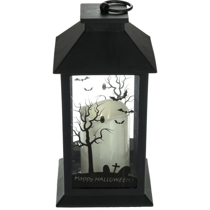 LED Dekoration HALLOWEEN LED/3xAAA/varm vit lykta