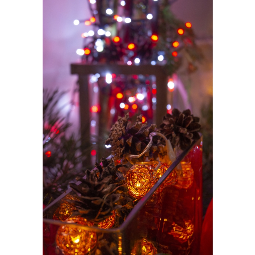 LED-ljusslinga 10xLED/2xAA varmvit