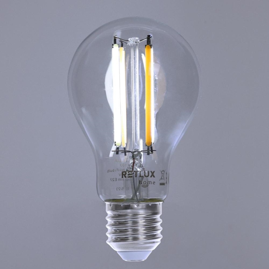 LED Dimbar Glödlampa FILAMENT A60 E27/7W/230V 2700-6500K Wi-Fi Tuya