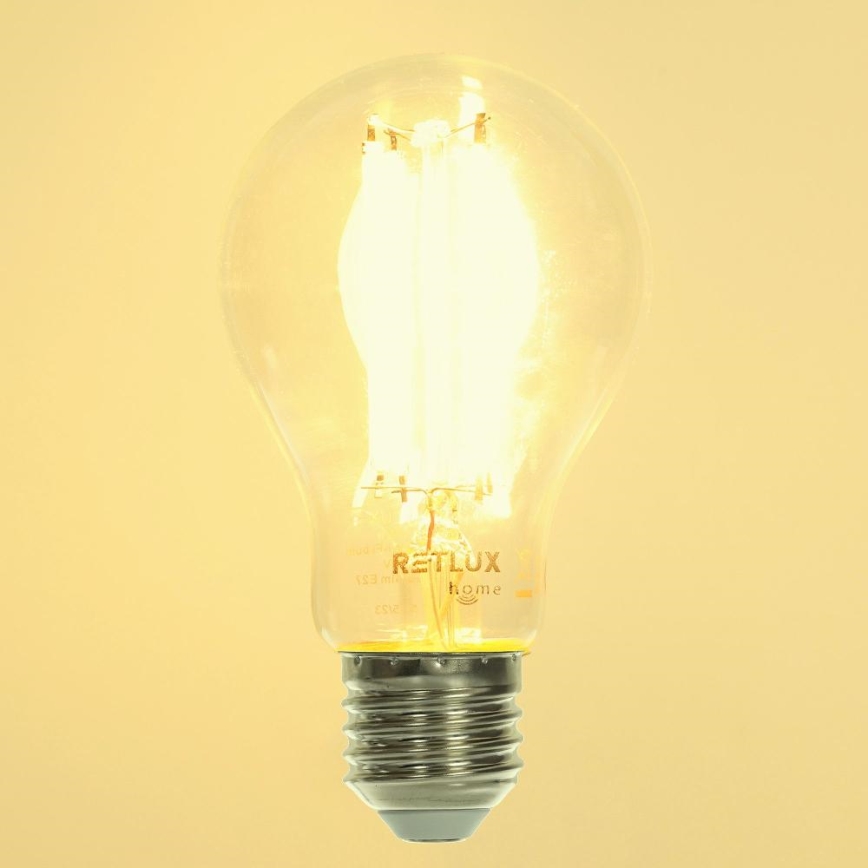 LED Dimbar Glödlampa FILAMENT A60 E27/7W/230V 2700-6500K Wi-Fi Tuya