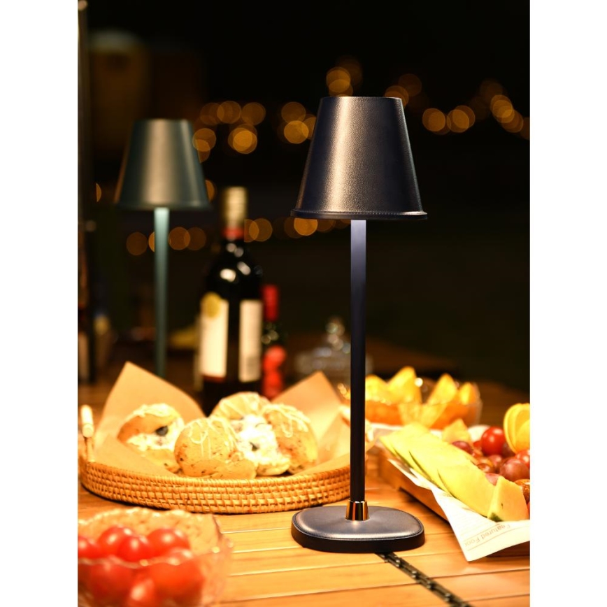 LED Dimbart uppladdningsbart skrivbordslampa LED/3W/1800 mAh mörkblå