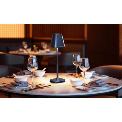 LED Dimbart uppladdningsbart skrivbordslampa LED/3W/1800 mAh mörkblå