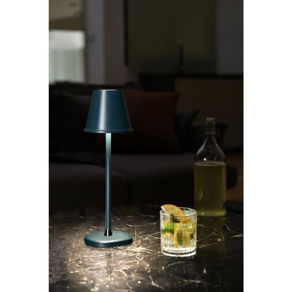 LED Dimbart uppladdningsbart skrivbordslampa LED/3W/1800 mAh mörkblå