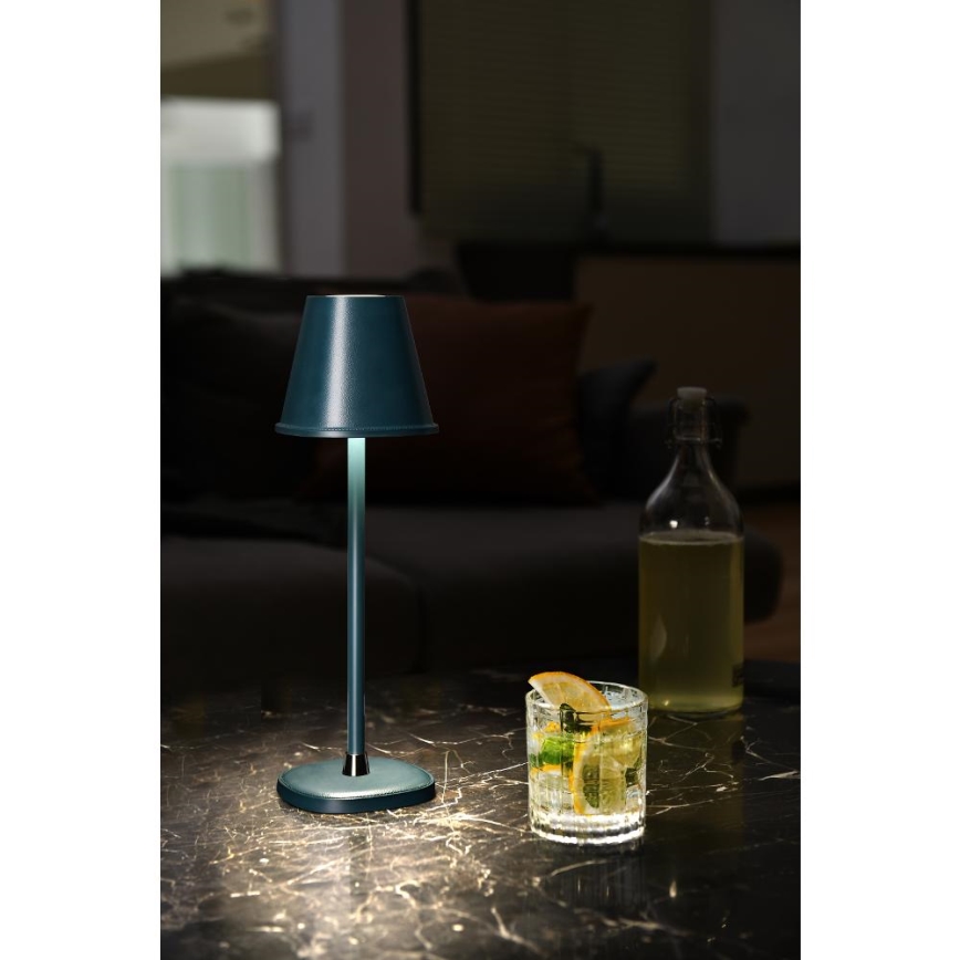 LED Dimbart uppladdningsbart skrivbordslampa LED/3W/1800 mAh mörkblå