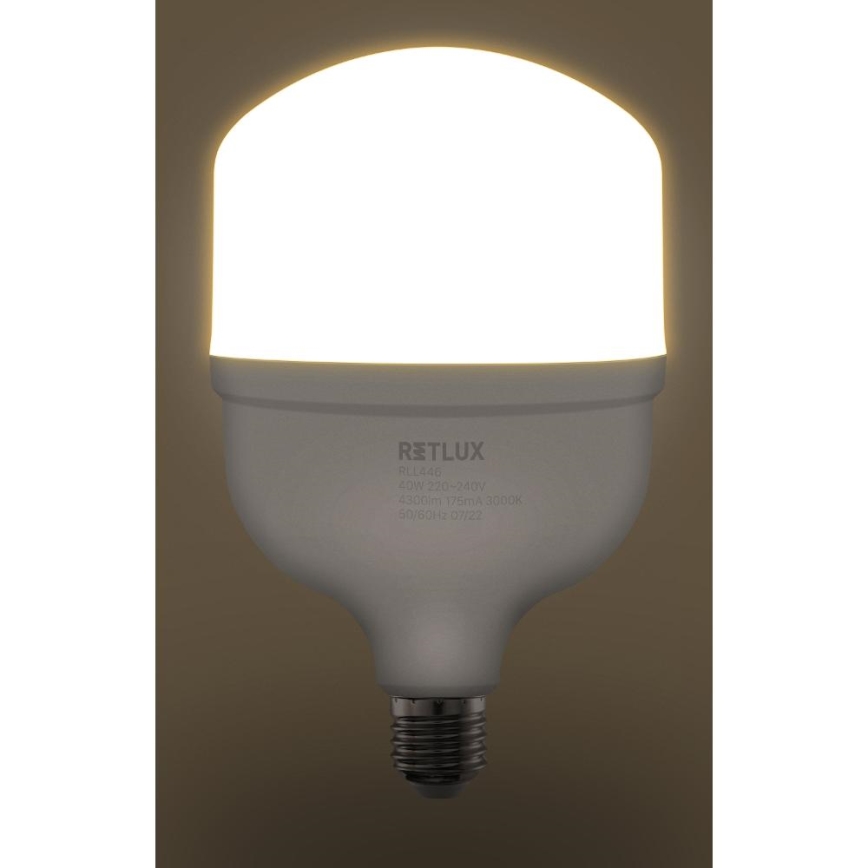 LED glödlampa T120 E27/40W/230V 3000K