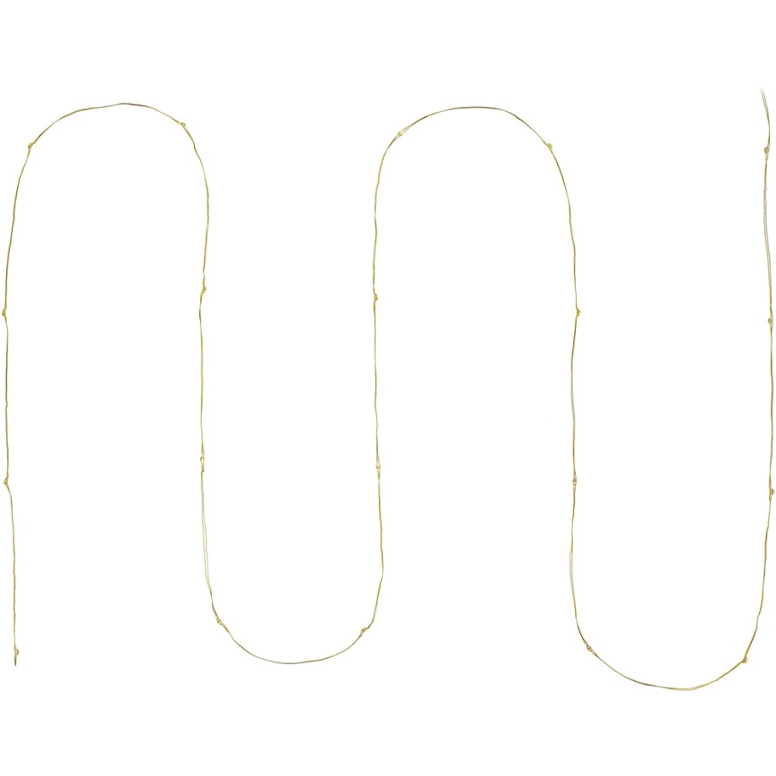 LED Julbelysning 20xLED/2xAA 2,3m varmvit