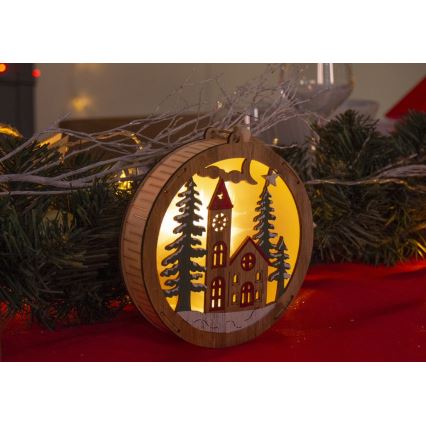 LED juldekoration  5xLED/2xAAA varm vit