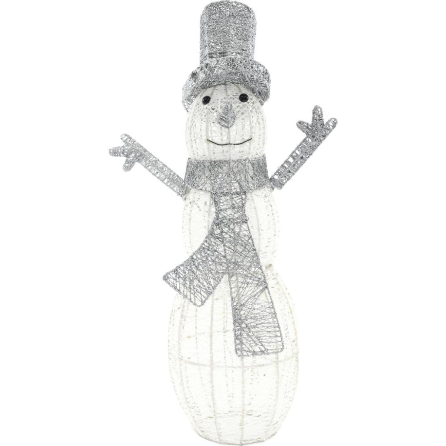 LED juldekoration för utomhusbruk LED/3,6W/230V/kall vit 75 cm IP44 snögubbe