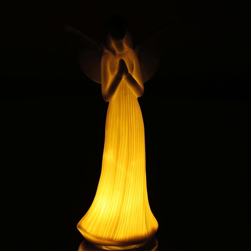 LED juldekoration LED/2xLR44/varm vit ängel