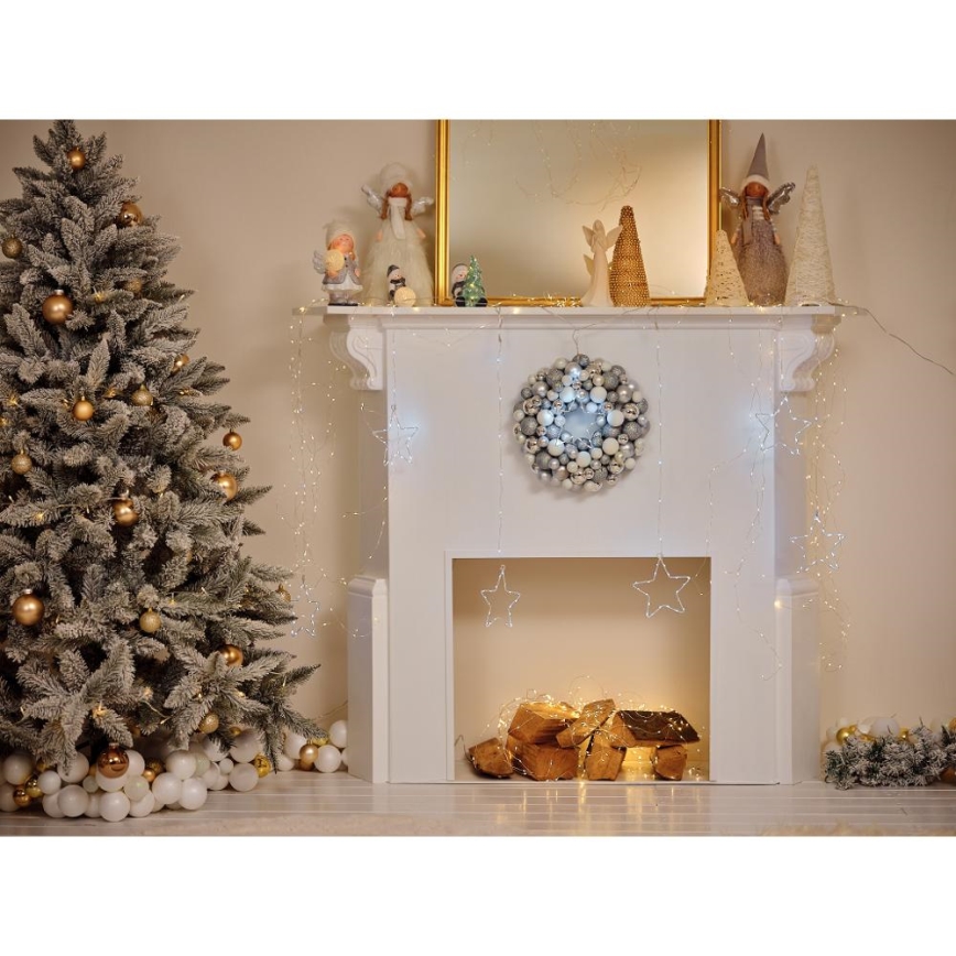 LED juldekoration LED/2xLR44/varm vit ängel